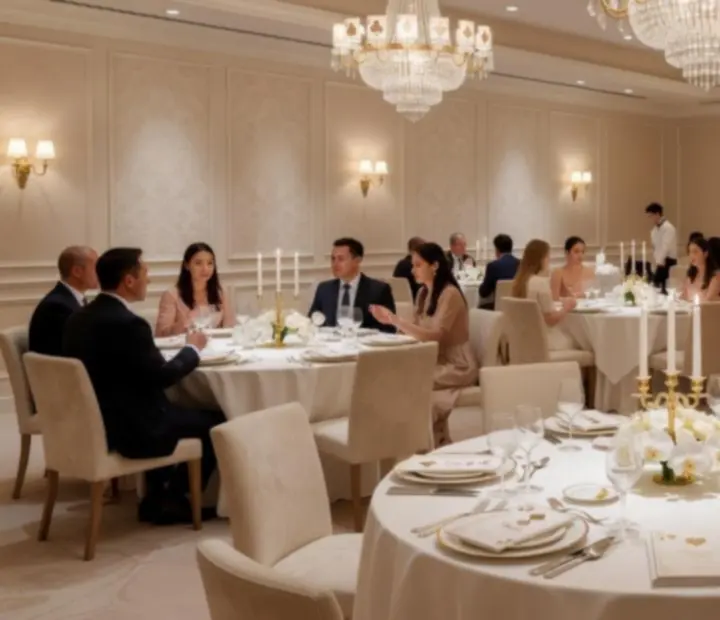 Ambiance de soirée élégante chez Avis Recommandés